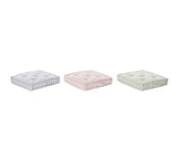DKD Home Decor Cojín Suelo Multicolor Rectangular 60 x 60 x 13 cm (3 Unidades)
