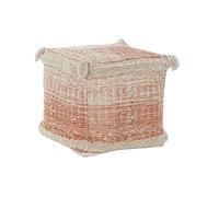 DKD Home Decor Cojín Suelo Naranja 40 x 40 x 40 cm Flecos Urbano