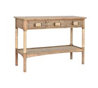 DKD Home Decor Consola Natural Abeto Cuerda 40 x 79.5 x 110 cm