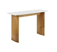 DKD Home Decor Consola Scandi Blanco Marron 38 x 77 x 120 cm