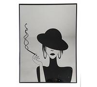 DKD Home Decor Espejo de Pared de la Marca Cristal Negro (60 x 3.5 x 60 cm) (Referencia: S3019385)