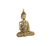 DKD Home Decor Figura Decorativa de la Marca Dorado Buda Resina (29 x 14 x 40.5 cm) (Referencia: S3019633)