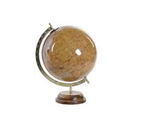 DKD Home Decor Globo terráqueo Color Multicolor, de Metal y plástico (28 x 26 x 37 centímetros)