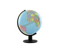 DKD Home Decor Globo Terraqueo Urban con Luz LED, Bola 32cm, Azul Negro, PVC