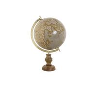 Globo Terraqueo Home ESPRIT Marrón PVC Madera de mango 27 x 25 x 43 cm
