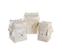 DKD Home Decor Juego de cestas, Estándar