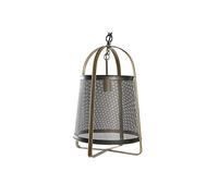 DKD Home Decor Lámpara de Techo de la Marca Gris Dorado Metal (31 x 31 x 52 cm) (Referencia: S3021078)