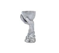 DKD Home Decor Macetero de la Marca Gris Cemento (15 x 14 x 30 cm) (Referencia: S3024016)