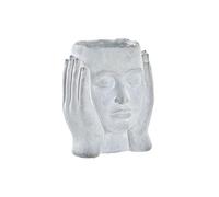DKD Home Decor Macetero de la Marca Gris Cemento (18 x 17 x 21 cm) (Referencia: S3024013)