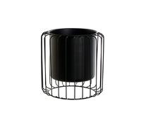 DKD Home Decor Macetero, Metal, Estándar