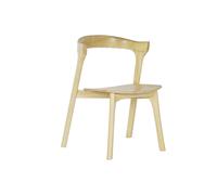 DKD Home Decor Silla Horeca Natural de Olmo para uso profesional, medidas 52 x 77 x 54 cm, altura asiento 45 cm (Pack de 2)