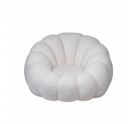 DKD Home Decor Sillón Moderno Blanco 97 x 62 x 98 cm Giratorio