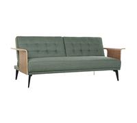 DKD Home Decor Sofá Cama, Poliéster, Marrón, Estándar