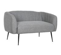 DKD Home Decor Sofá Scandi Gris Negro 129 x 75 x 73 cm