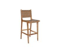 DKD Home Decor Taburete Beige Natural Teca 45 x 57 x 110 cm
