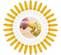 DKDDSSS 30 Pieza Pinchos para Mazorca de Maíz, Pinchos para Mazorca BBQ, Brochetas de Barbacoa, Soportes de Maíz, con Mango, para Cocinar en Casa, Barbacoa, Picnics, Fiestas