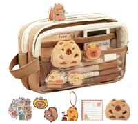 DKDDSSS Estuche Escolar, Estuche para Lápices Capybara, Estuche Portalapices Grande, Estuche Lapices Organizador, para Niña Niños Adolescentes Estudiantes