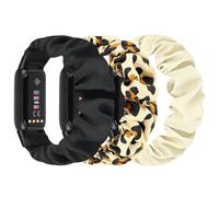 DKGKOO Paquete de 3 correas elásticas compatibles con correa de lujo, tela suave, bonita correa de repuesto deportiva para mujer, Small Size, No es una piedra preciosa