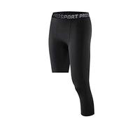 DKHSY Mallas para Correr para Hombre, Paquete de 1 o 2, Mallas Capri de compresión de 3/4 de una Pierna, Mallas de Gimnasio Cool Dry para Hombres, Pantalones Deportivos de Capa Base de compresión
