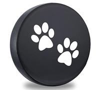 DKIIGAME Cubierta de neumático de repuesto, cubierta de cuero de vinilo resistente a la intemperie para Jeep Wrangler Sahara, Hummer H3, Toyota FJ, remolque, RV, SUV, camión (32-33 pulgadas, estampado