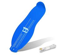 DKINY Medidor de Pies Dispositivos de Medición de Zapatos Medidores de calzado Calibre medidor de tallas herramienta para calculadora azul Con Cinta Métrica para Adultos Niños Determinar zapato