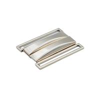 DKJAHSEK 2 par/lote de hebillas cinturón, botón hebilla Metal for mujer, chaqueta, abrigo, decoración, suministro botones costura Diy Para hombres y accesorios(Gold,50 mm)