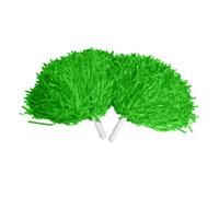 DKJAHSEK 8 Colores 2 uds Pompones animando Pom Ball Animadora escuadrón animar Deportes Fiesta Baile Club Deporte Suministro para Escuela, Baile, Carnaval(Green)
