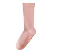 DKJAHSEK Calcetines de yoga for mujer, calcetines pilates algodón transpirables for el suelo, deportivos for gimnasio, fitness y baile para Yoga, Pilates, Artes Marciales(Pink)