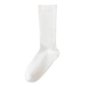 DKJAHSEK Calcetines de yoga for mujer, calcetines pilates algodón transpirables for el suelo, deportivos for gimnasio, fitness y baile para Yoga, Pilates, Artes Marciales(White)