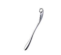 DKJAHSEK Calzador Calzadores largos de aleación de metal for un uso cómodo de los zapatos, con forma de cuerno y cuchara, de cuero, con tacón alto y cuchara for colgar.