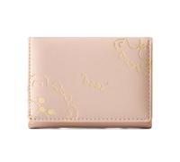 DKJAHSEK Cartera Mujer PequeñA Monedero pequeño Corto, Cartera con Tres Pliegues, Tarjetero, Monedero, Cartera for Mujer, Estudiante, niña, Tarjeta de crédito, Carteras de Oso(Pink)