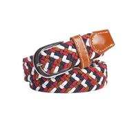 DKJAHSEK Cinturon Hombre Cinturón Universal Con Hebilla De Aguja De 2,5 Cm X 100 Cm(White blue cofferose)