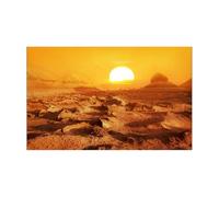 DKJAHSEK Fondo Acuario Adhesivo de Fondo for Acuario, póster de Desierto Amarillo, decoración de pecera, Papel Tapiz Autoadhesivo(30x61cm)