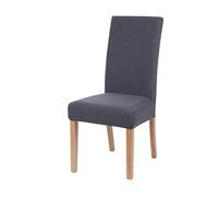 DKJAHSEK Funda elástica for Silla, tamaño Universal, for casa Grande, Sala de Estar, Comedor para Comedor, Cocina, Restaurante y Hotel(Spandex-Grey)