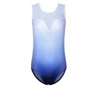 DKJAHSEK Maillot Gimnasia NiñA Leotardos for niñas pequeñas for gimnasia Ballet malla sin mangas lentejuelas danza leotardo niños atleta deportes mono(B172 sequin Blue,10A)
