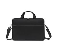 DKJAHSEK Maletin Portatil Bolsa for portátil MacBook Air M1, funda for Xiaomi, Dell, Asus de 13, 14, 15 y 15,6 pulgadas, ligera, tipo bandolera, bolso de mano, maletín.(Black,For 13.3 inch)