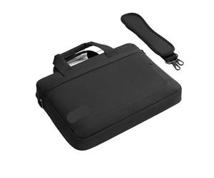 DKJAHSEK Maletin Portatil Funda for portátil, funda, bolso de hombro, for M1, M2, 14, 15, 15,6, 17 pulgadas, MacBook Air Pro 13,3, Huawei, Asus, Dell, maletines for portátiles(MODEL 3-BLACK,14inch)