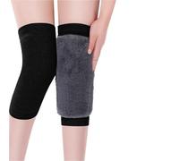 DKJAHSEK Outdoor Winter Warm Knee Pads To Protect Against Cold Legs Velvet Sports Heat Storage Leg Guards para correr, senderismo, ciclismo(Black XXL)