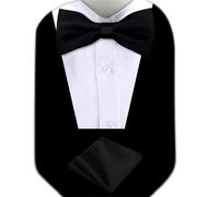 DKJAHSEK Pajaritas Hombre Pajarita for hombre, boda, pajarita de lujo, pañuelo, corbata, elegante conjunto, corbata con bolsillo, pañuelo, accesorios, corbata(Color4)