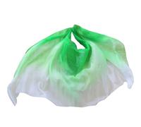 DKJAHSEK Velo Danza Del Vientre Velo de seda for danza del vientre: pañuelo degradado for presentaciones y vestuario de danza(Color5,270x114cm)