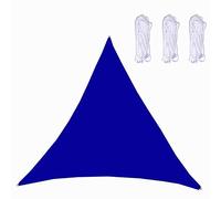 DKLE 2.5x2.5x2.5 m Toldo para Jardín Vela de Sombra, Toldo Vela Impermeable Triángulo, Toldo Vela de Sombra Transpirable con Kit de Fijación, para Patio Exteriores Jardín Balcón