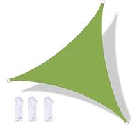 DKLE 2x2x2 m Vela de Sombra Triangular Exterior, Impermeable Toldo Vela, 95% de Protección Rayos UVToldo Parasol Jardin, para Exterior, Terrazas