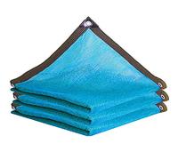 DKLE 7x8m 85% Toldo Vela de Sombra Red de Sombreado Negra Protección Solar Hoja de Lona Engrosamiento Cifrado Sombra para El Hogar Planta de Patio Aislamiento Térmico del Coche Malla Sombreador