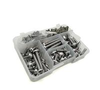 DKMNVRI - Kit Completo de Tornillos para carenado de Motocicleta, Clips de Acero Inoxidable, Tuercas, Tornillos para carrocería - para BMW f800gs s1000r rsv4 para nmax 155 300 xmax530