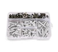 DKMNVRI - Kit Completo de Tornillos para carenado de Motocicleta, Clips de Acero Inoxidable, Tuercas, Tornillos para carrocería - para BMW C 650 600 Sport C 400 650 GT F 700 650 GS F800R