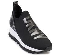 DKNY Abbi-Slip On Sneak, Zapatillas Mujer, Negro y Blanco, 37.5 EU
