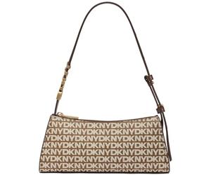 DKNY Avril Top Zip Shoulder Bag, Bolso bandolera mujer, Chino/Chocolate