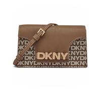 DKNY Avril Wallet On A String, Acoplamiento Mujer, Chino/Shitake, One Size