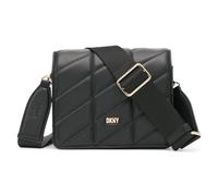 DKNY Bodhi Square Crossbody, Bandolera para Mujer, Negro y Dorado