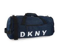 DKNY - Bolsa De Viaje Mujer y Hombre Plegable Ligera Impermeable. Bolsa Fin De Semana Mujer Bolsa De Viaje Mano, Indigo
